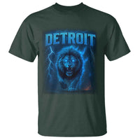 Retro Detroit Football T Shirt Love Lions Bootleg Vintage Rap Tee - Wonder Print Shop