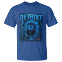 Retro Detroit Football T Shirt Love Lions Bootleg Vintage Rap Tee - Wonder Print Shop