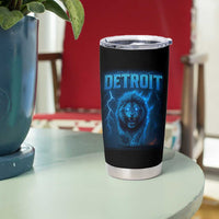 Retro Detroit Football Tumbler Cup Love Lions Bootleg Vintage Rap Tee - Wonder Print Shop