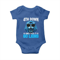 4th Down F*ck It Go Lions Baby Onesie Funny Bold Game Day - Wonder Print Shop
