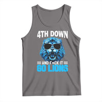 4th Down F*ck It Go Lions Tank Top Funny Bold Game Day - Wonder Print Shop