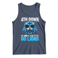 4th Down F*ck It Go Lions Tank Top Funny Bold Game Day - Wonder Print Shop