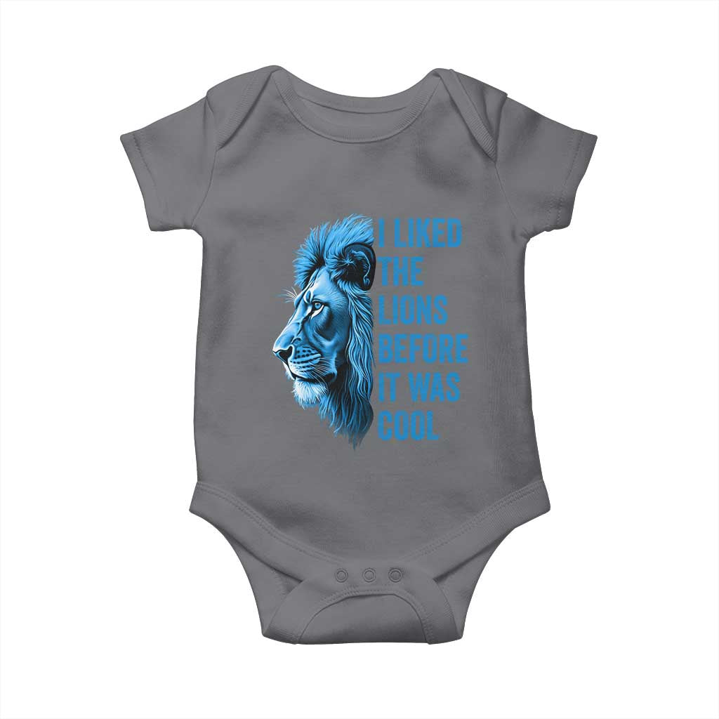 I Liked The Lions Before It Was Cool Baby Onesie Vintage Rap Tee - Wonder Print Shop
