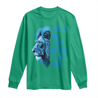 I Liked The Lions Before It Was Cool Long Sleeve Shirt Vintage Rap Tee - Wonder Print Shop