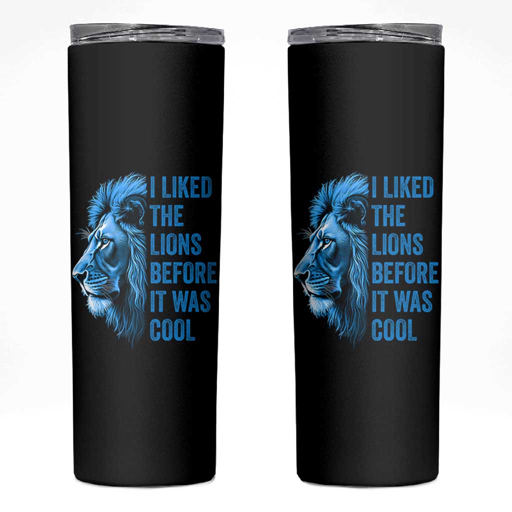 I Liked The Lions Before It Was Cool Skinny Tumbler Vintage Rap Tee - Wonder Print Shop