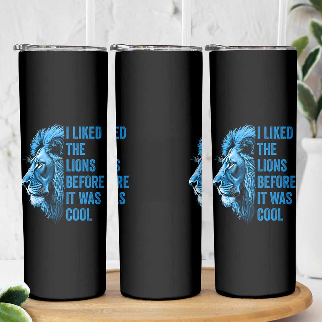 I Liked The Lions Before It Was Cool Skinny Tumbler Vintage Rap Tee - Wonder Print Shop