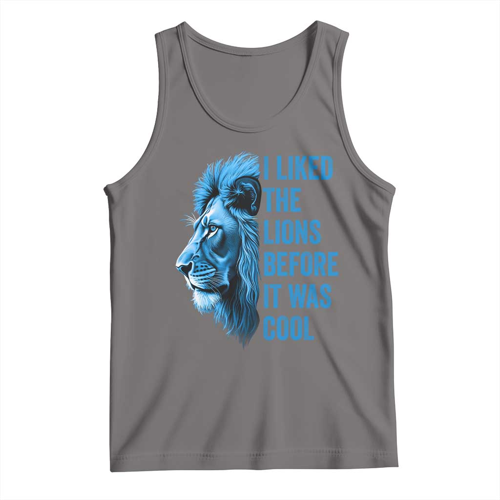 I Liked The Lions Before It Was Cool Tank Top Vintage Rap Tee - Wonder Print Shop