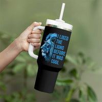 I Liked The Lions Before It Was Cool Tumbler With Handle Vintage Rap Tee - Wonder Print Shop