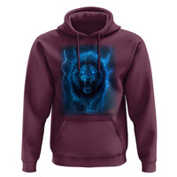Vintage Classic Blue Lion Bootleg Graphic Hoodie - Wonder Print Shop