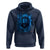 Vintage Classic Blue Lion Bootleg Graphic Hoodie - Wonder Print Shop