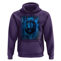 Vintage Classic Blue Lion Bootleg Graphic Hoodie - Wonder Print Shop