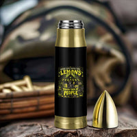 When Life Gives You Lemons Throw Them At People Bullet Tumbler Funny Skeleton Halloween Gothic Lemonade Graphic