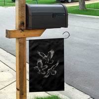 Flying Raven Crow Garden Flag Vintage Dark Academia Gothic Black Bird Graphic