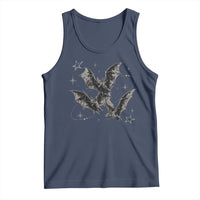 Three Bats Y2k Tank Top Vintage 90s Style Bat Gothic Occult Halloween Bat Graphic