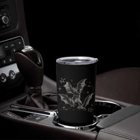 Three Bats Y2k Tumbler Cup Vintage 90s Style Bat Gothic Occult Halloween Bat Graphic