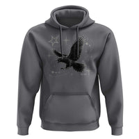 Raven Crow Y2k Hoodie Gothic Cyber Sigilism Occult Dark Academia Black Bird Graphic