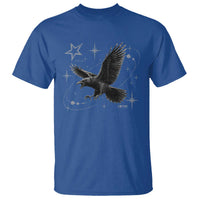 Raven Crow Y2k T Shirt Gothic Cyber Sigilism Occult Dark Academia Black Bird Graphic