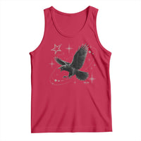 Raven Crow Y2k Tank Top Gothic Cyber Sigilism Occult Dark Academia Black Bird Graphic