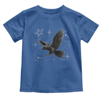 Raven Crow Y2k Toddler T Shirt Gothic Cyber Sigilism Occult Dark Academia Black Bird Graphic