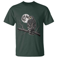 Owl Full Moon Graphic T Shirt Vintage Dark Academia Bird