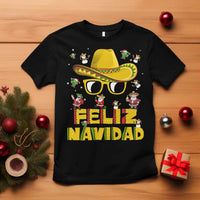 Mexico Christmas T Shirt Feliz Navidad Sombrero - Wonder Print Shop
