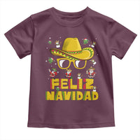 Mexico Christmas Toddler T Shirt Feliz Navidad Sombrero
