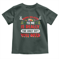 Funny Christmas Toddler T Shirt Being Related To Me Is Really The Only Gift You Need Xmas Lights