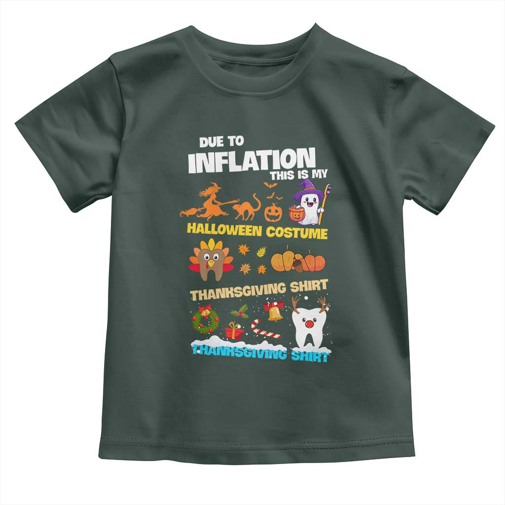 Teeth Christmas Toddler T Shirt My Spooky Halloween Thanksgiving Ugly Christmas Dentist Gift