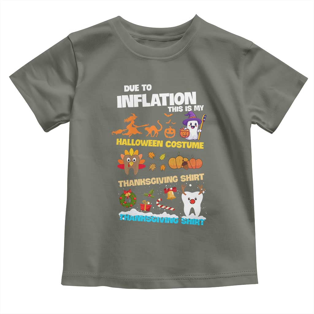 Teeth Christmas Toddler T Shirt My Spooky Halloween Thanksgiving Ugly Christmas Dentist Gift
