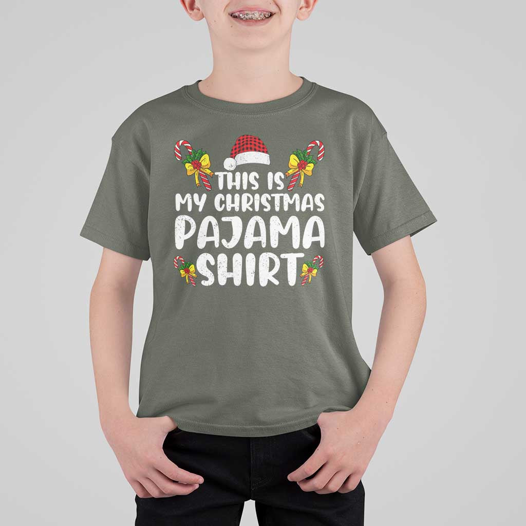 Funny Christmas T Shirt For Kid This Is My Christmas Pajama Shirt - Wonder Print Shop