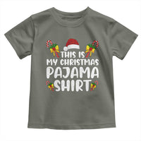 Funny Christmas Toddler T Shirt This Is My Christmas Pajama Shirt