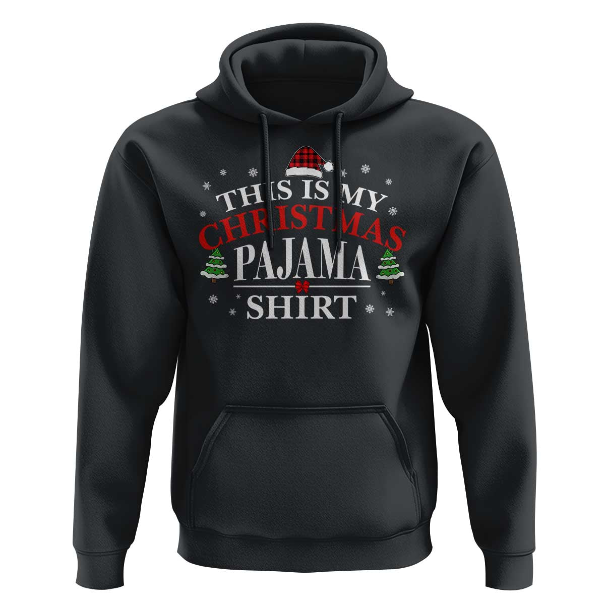 Funny Christmas Pajama Hoodie PJ PJS for Family