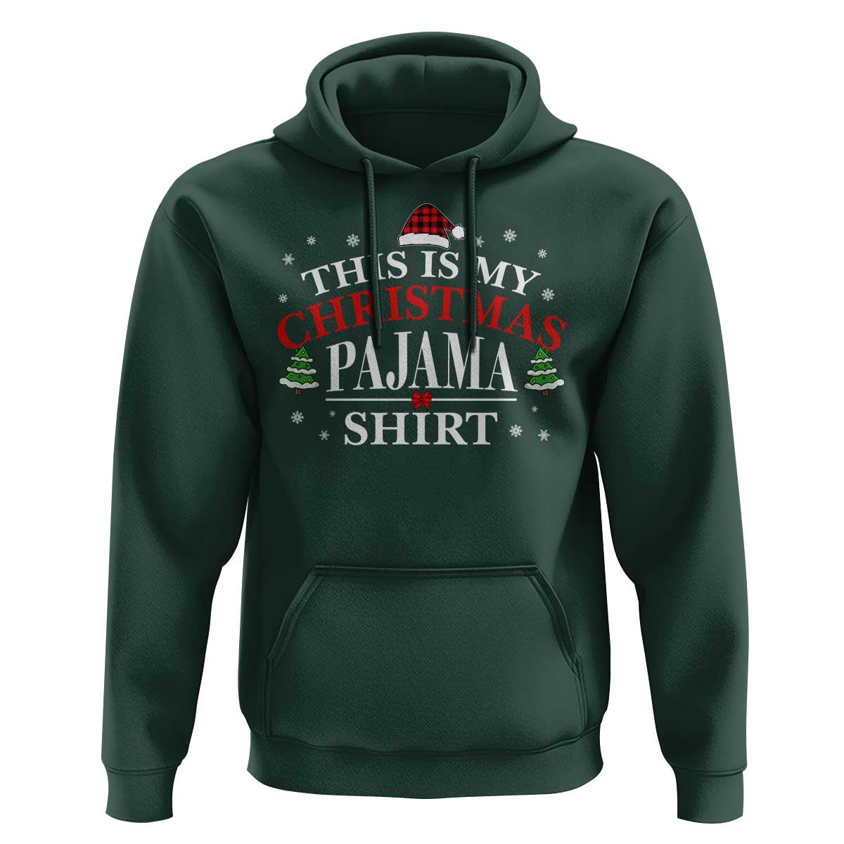 Funny Christmas Pajama Hoodie PJ PJS for Family