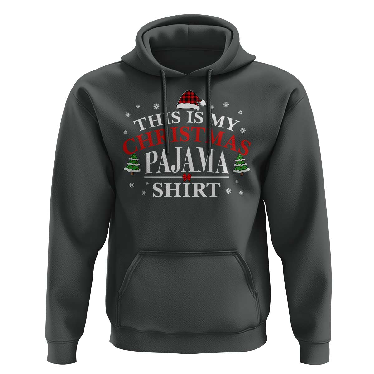 Funny Christmas Pajama Hoodie PJ PJS for Family