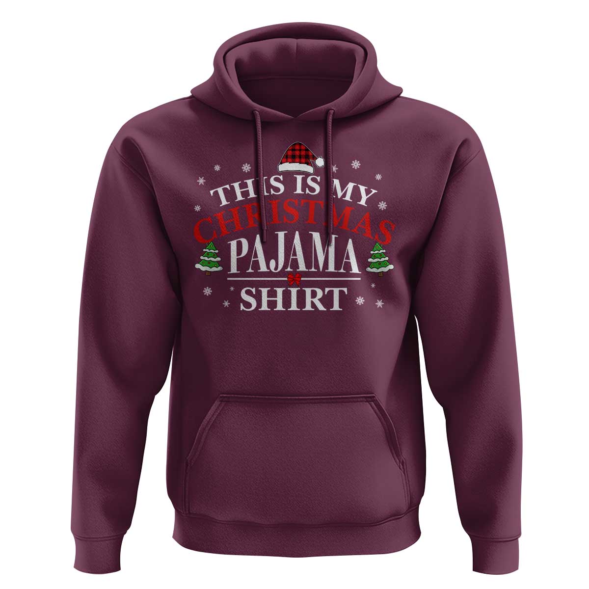Funny Christmas Pajama Hoodie PJ PJS for Family