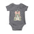 Christian Christmas Baby Onesie Oh Come Let Us Adore Him Nativity Christmas Tree Bow