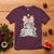 Christian Christmas T Shirt Oh Come Let Us Adore Him Nativity Christmas Tree Bow - Wonder Print Shop