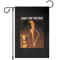 Marcus The Worm Christmas Garden Flag I Don't Like This Rock Funny Meme - Wonder Print Shop