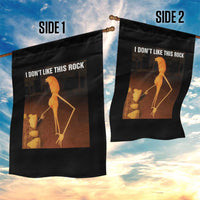 Marcus The Worm Christmas Garden Flag I Don't Like This Rock Funny Meme - Wonder Print Shop