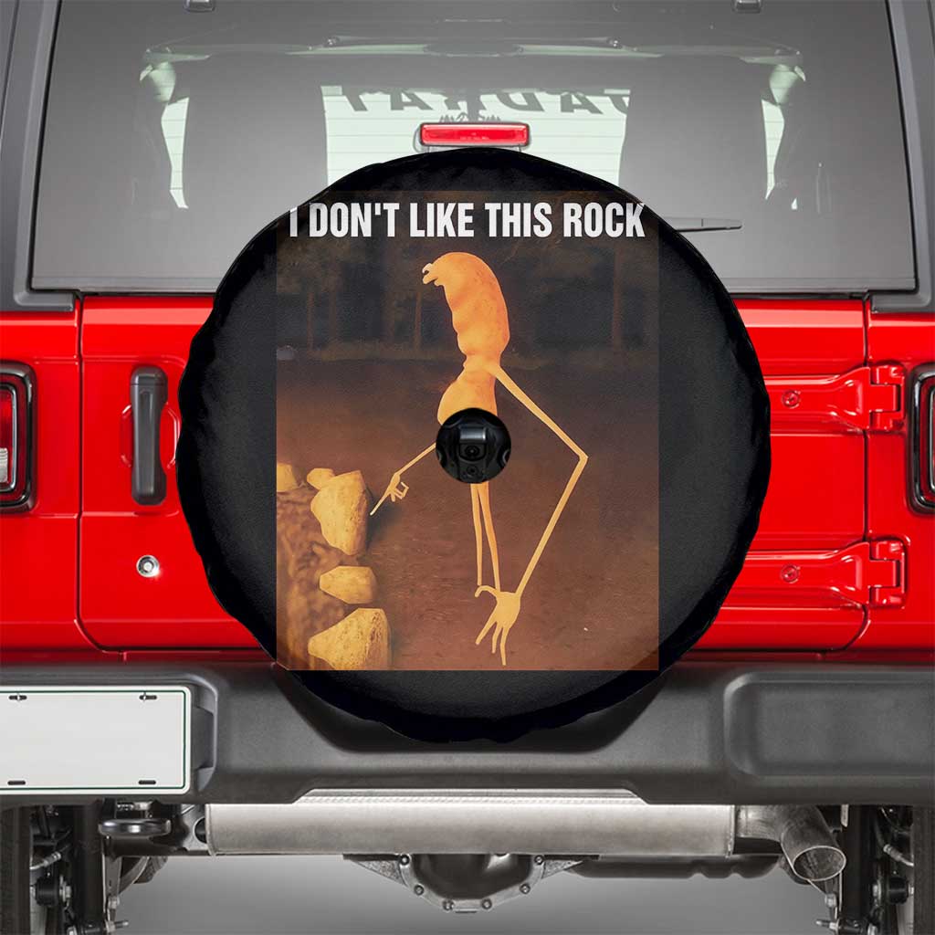 Marcus The Worm Christmas Spare Tire Cover I Don't Like This Rock Funny Meme - Wonder Print Shop