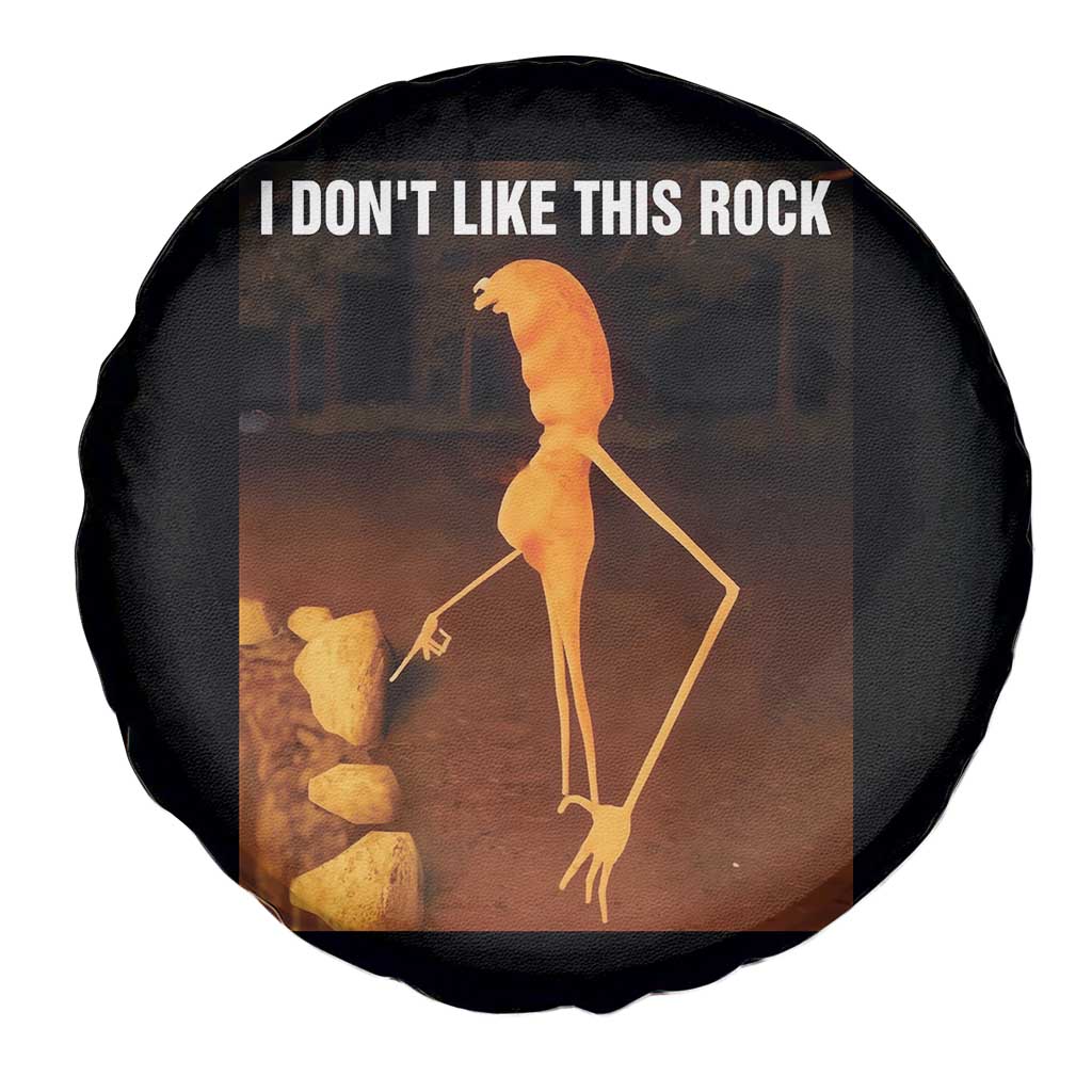 Marcus The Worm Christmas Spare Tire Cover I Don't Like This Rock Funny Meme - Wonder Print Shop