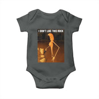 Marcus The Worm Christmas Baby Onesie I Don't Like This Rock Funny Meme - Wonder Print Shop