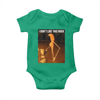 Marcus The Worm Christmas Baby Onesie I Don't Like This Rock Funny Meme - Wonder Print Shop