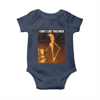 Marcus The Worm Christmas Baby Onesie I Don't Like This Rock Funny Meme - Wonder Print Shop