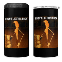 Marcus The Worm Christmas 4 in 1 Can Cooler Tumbler I Don't Like This Rock Funny Meme - Wonder Print Shop