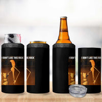 Marcus The Worm Christmas 4 in 1 Can Cooler Tumbler I Don't Like This Rock Funny Meme - Wonder Print Shop