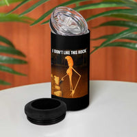 Marcus The Worm Christmas 4 in 1 Can Cooler Tumbler I Don't Like This Rock Funny Meme - Wonder Print Shop
