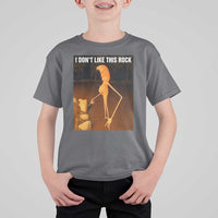 Marcus The Worm Christmas T Shirt For Kid I Don't Like This Rock Funny Meme - Wonder Print Shop