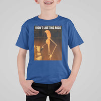 Marcus The Worm Christmas T Shirt For Kid I Don't Like This Rock Funny Meme - Wonder Print Shop