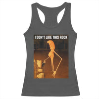 Marcus The Worm Christmas Racerback Tank Top I Don't Like This Rock Funny Meme - Wonder Print Shop